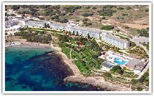 Mellieha Bay Hotel Airial View