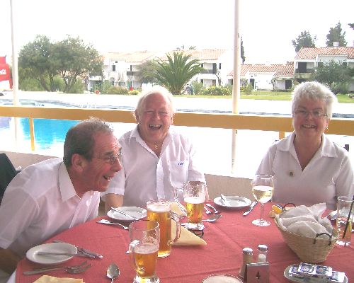 Tommy and Mary enjoy Rod's story
