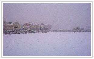 Waterloo Square Home of Bognor Regis B.C. April Snowing